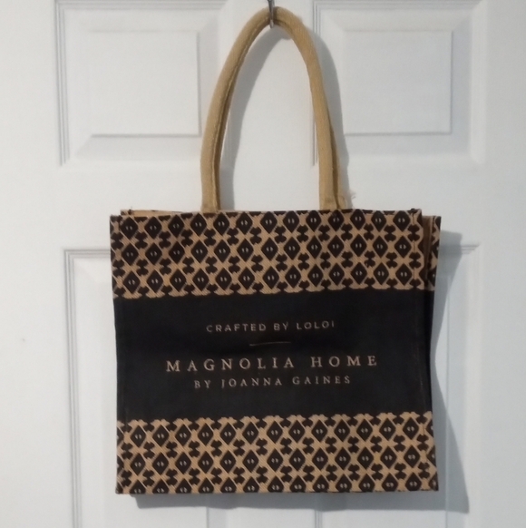 Pier 1 Handbags - Pier 1 Black and Tan Tote Bag